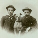 Camille Keiffer, der Hund und Leon Dondelinger