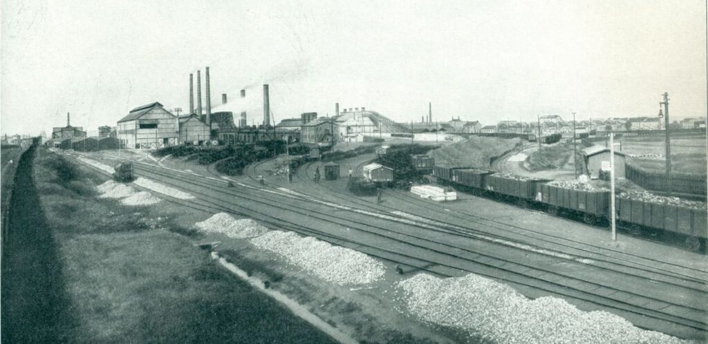 Industrieanlage. Thomas und Siemens-Martin Werk, Aachen Rothe Erde 1906