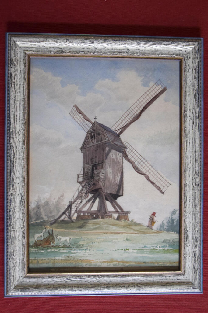 Eine Windmühle