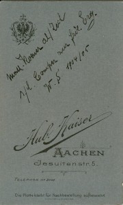 Math. Koener al/Zech s./l. Comper zur fredl. Erg. W.S. 1904/05